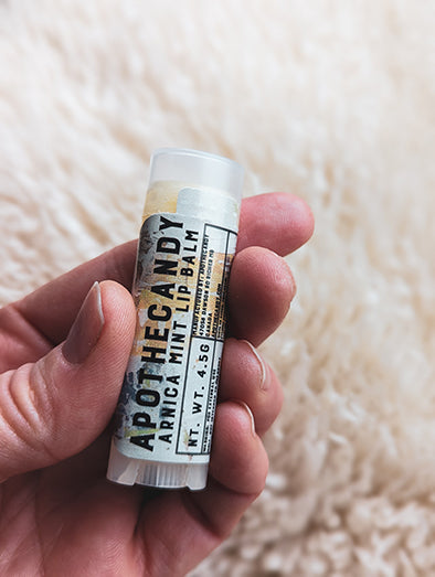 Herbal Mint Lip Balm | Arnica, Calendula, Yarrow, Mint